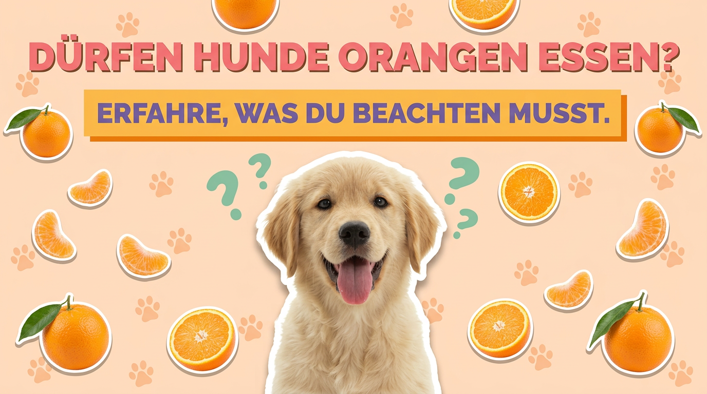 Dürfen Hunde Orangen essen? Erfahre, was du beachten musst.