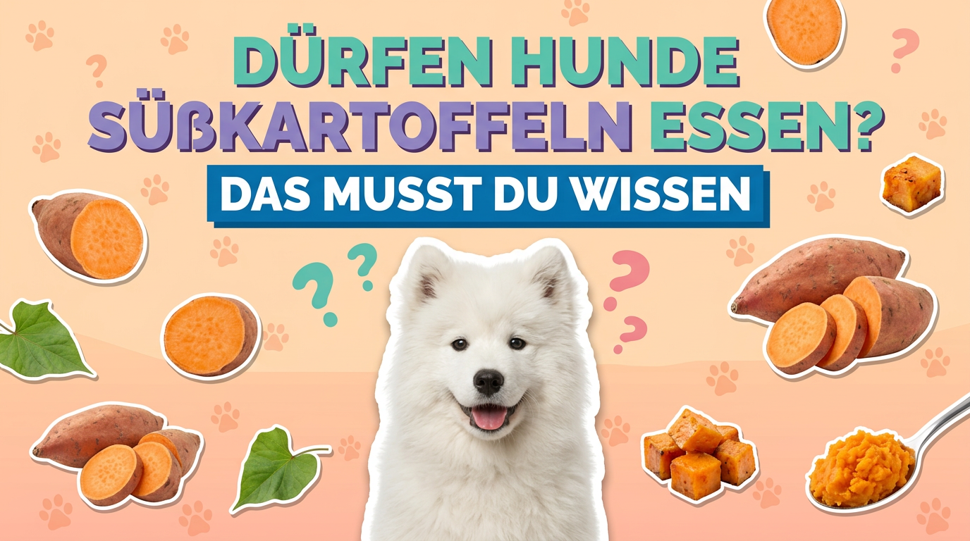 Dürfen Hunde Süßkartoffeln essen? Das musst du wissen
