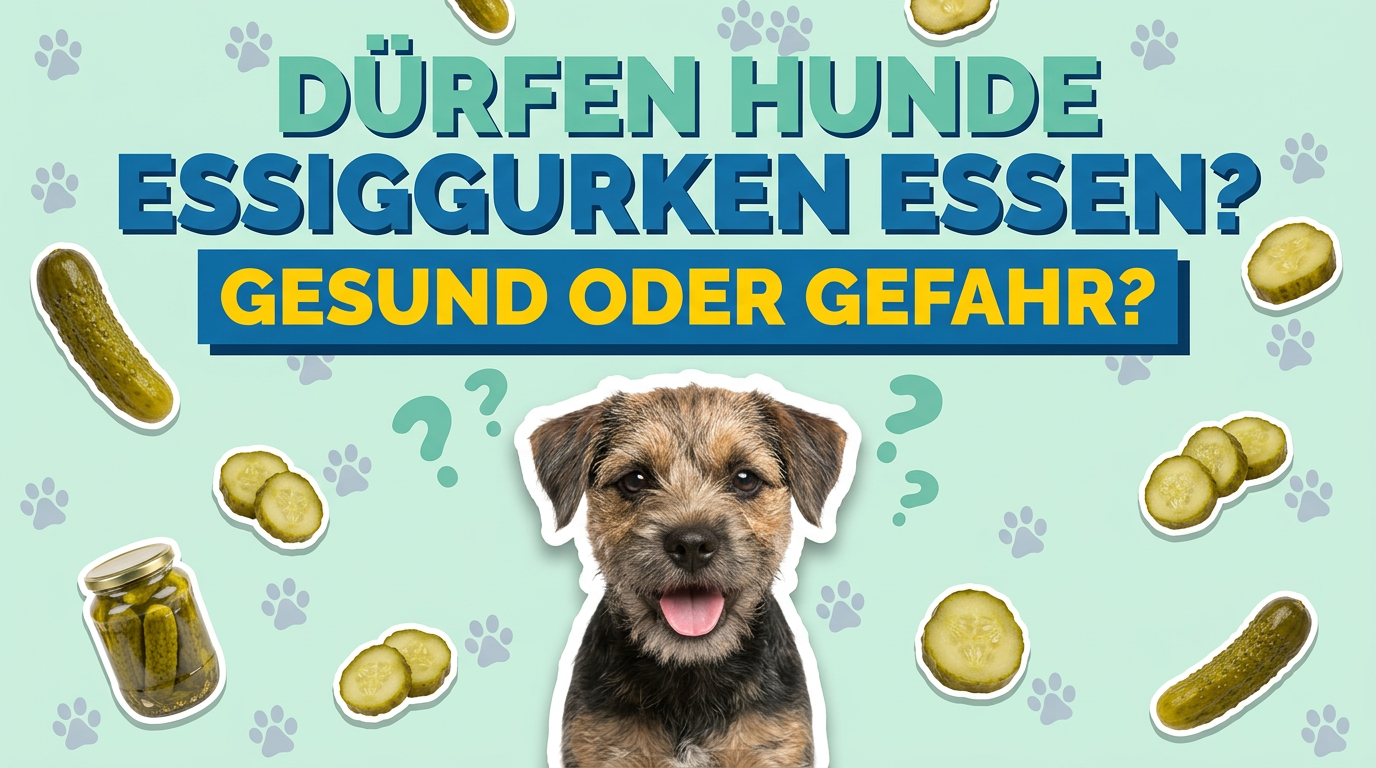 Dürfen Hunde Essiggurken essen? Gesund oder Gefahr?