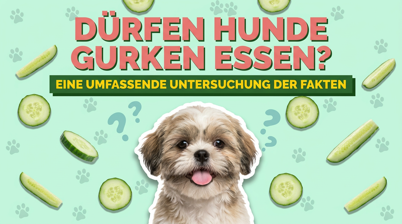 Dürfen Hunde Gurken essen? Eine umfassende Untersuchung der Fakten