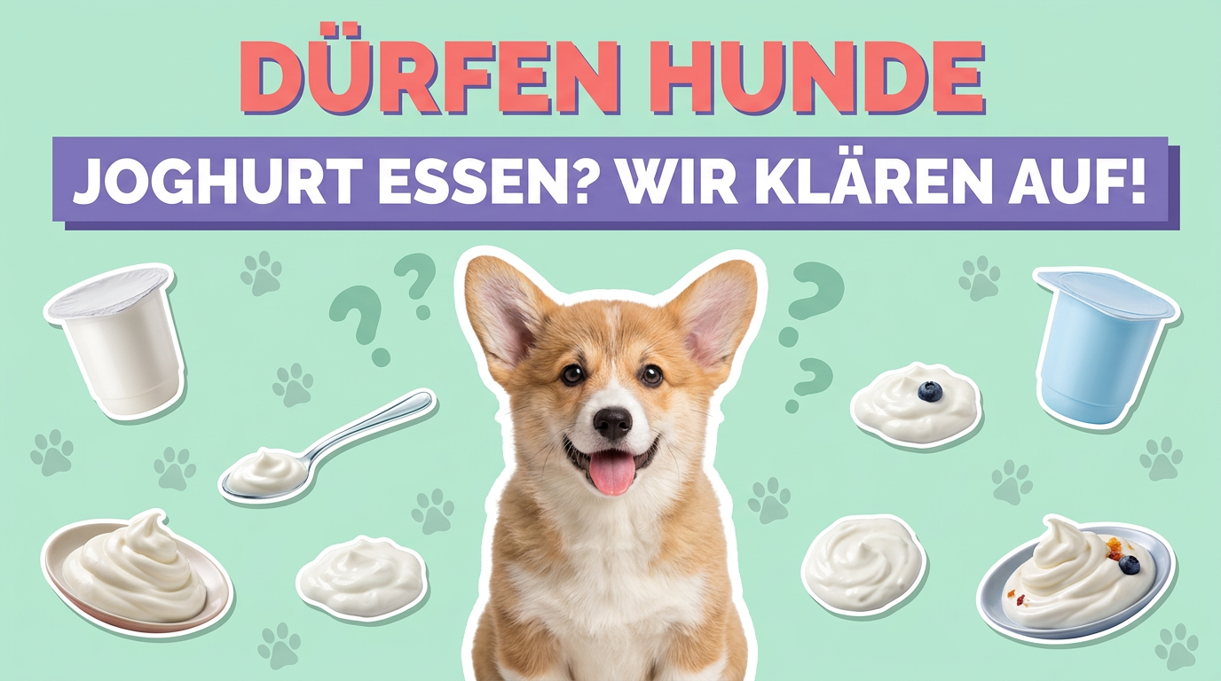 Dürfen Hunde Joghurt essen? Wir klären auf!