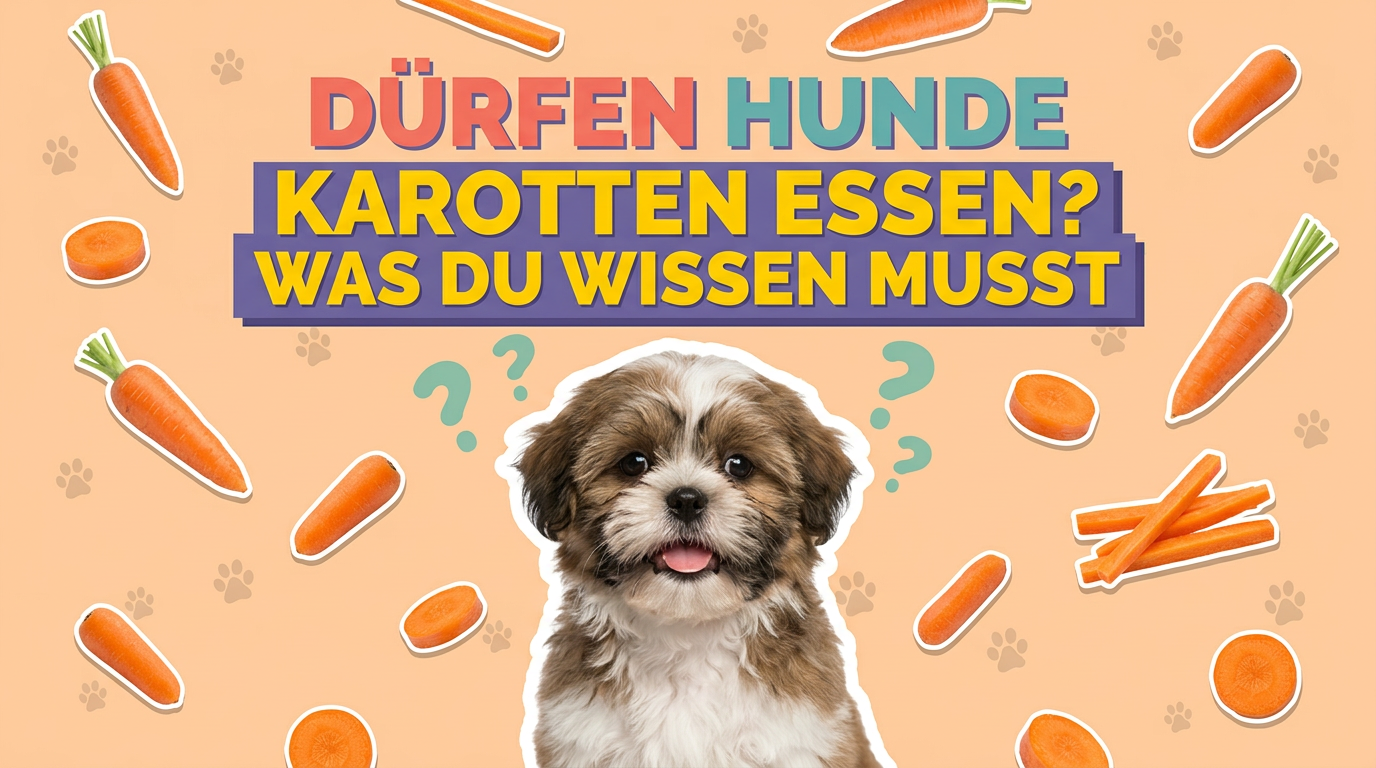Dürfen Hunde Karotten essen? Was du wissen musst