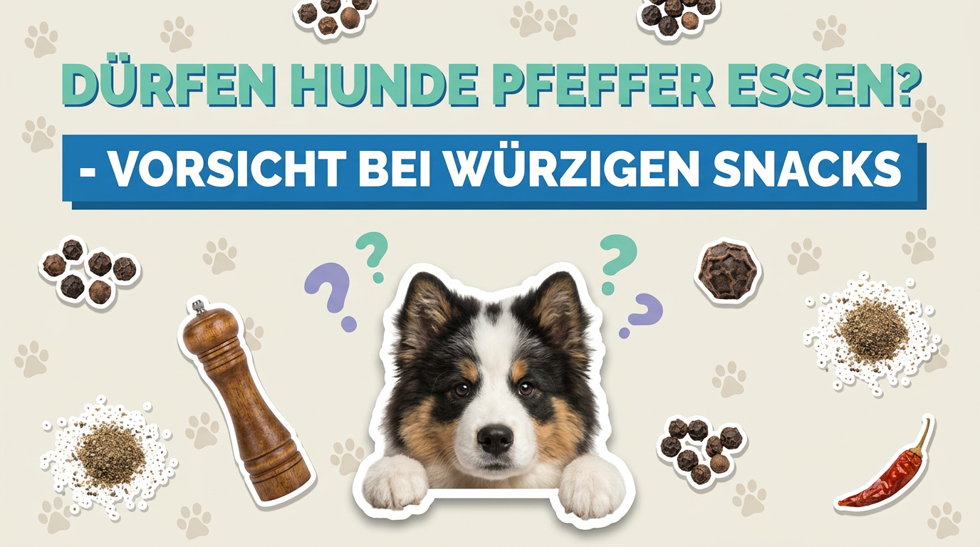Dürfen Hunde Pfeffer essen? - Vorsicht bei würzigen Snacks