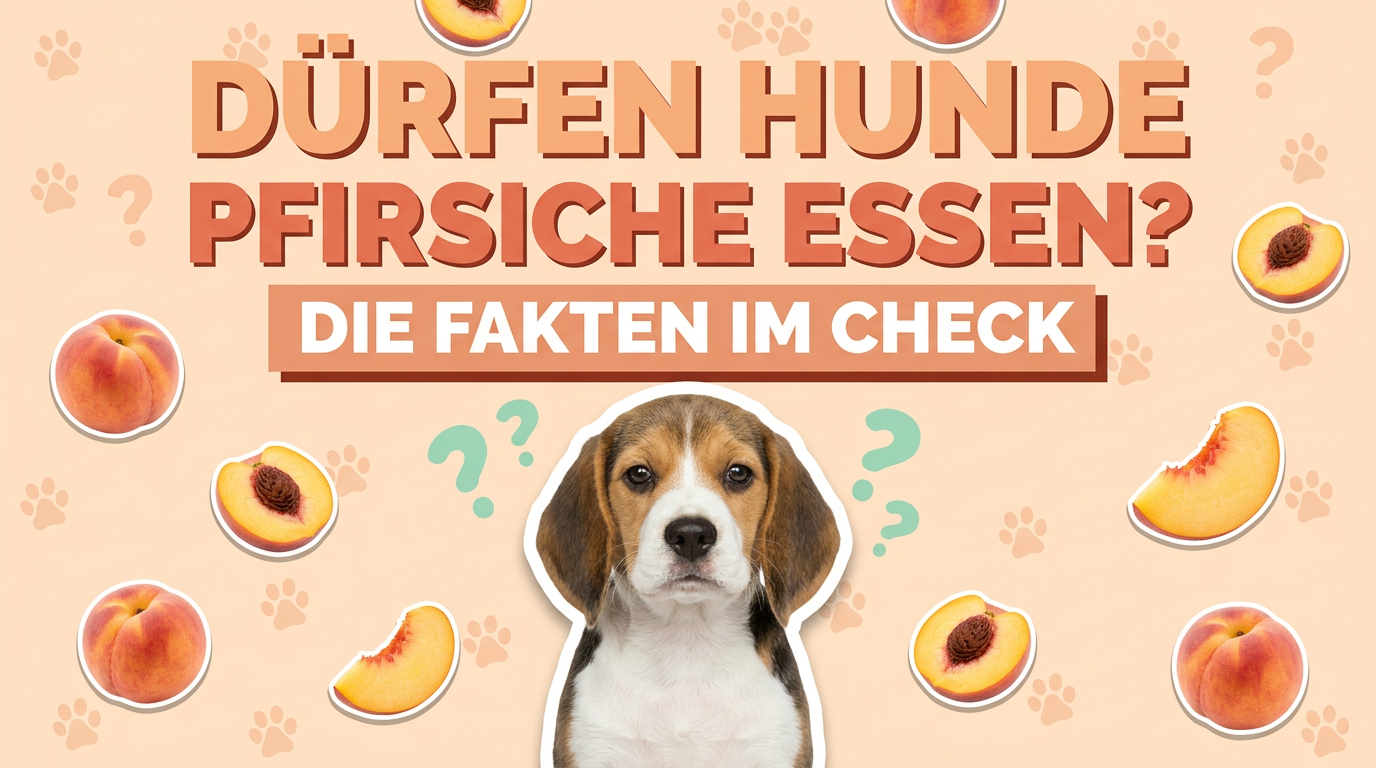 Dürfen Hunde Pfirsiche essen? Die Fakten im Check