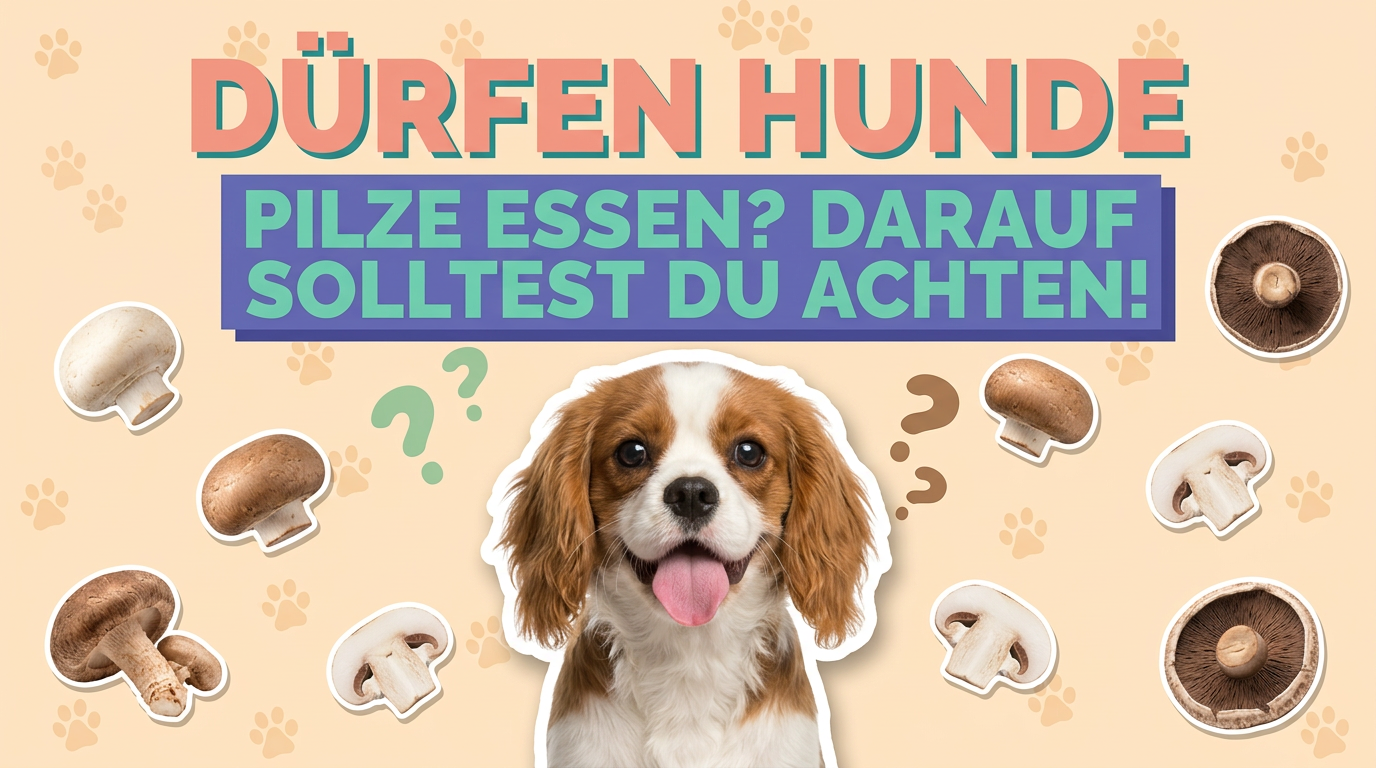 Dürfen Hunde Pilze essen? Darauf solltest du achten!