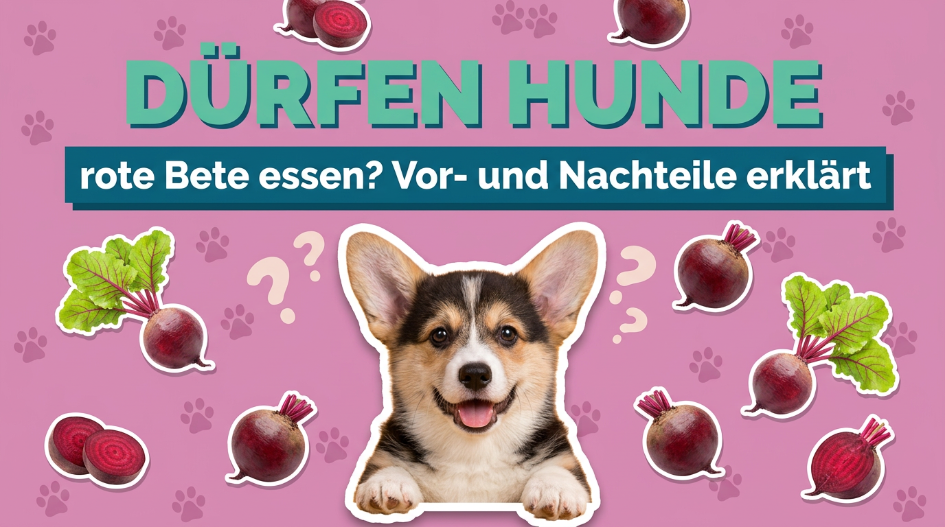 Dürfen Hunde rote Bete essen? Vor- und Nachteile erklärt