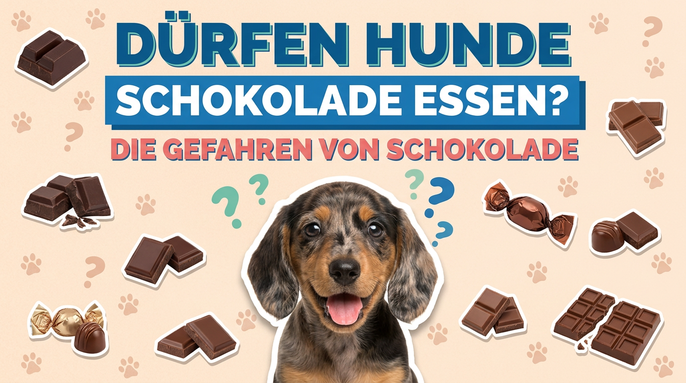 Dürfen Hunde Schokolade essen? Die Gefahren von Schokolade