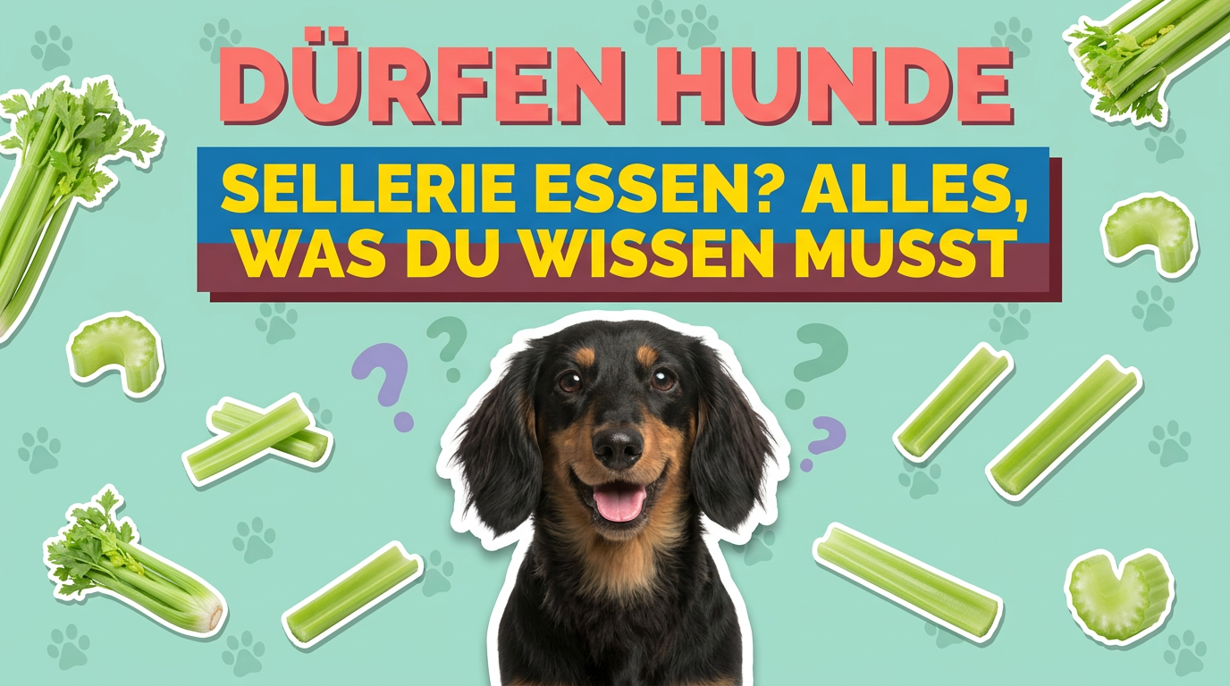 Dürfen Hunde Sellerie essen? Alles, was du wissen musst