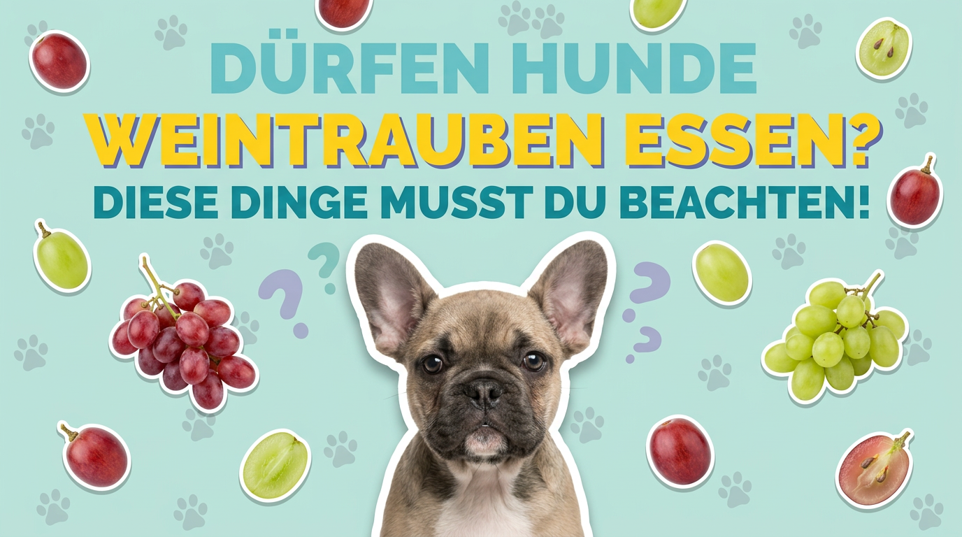 Dürfen Hunde Weintrauben essen? Diese Dinge musst du beachten!