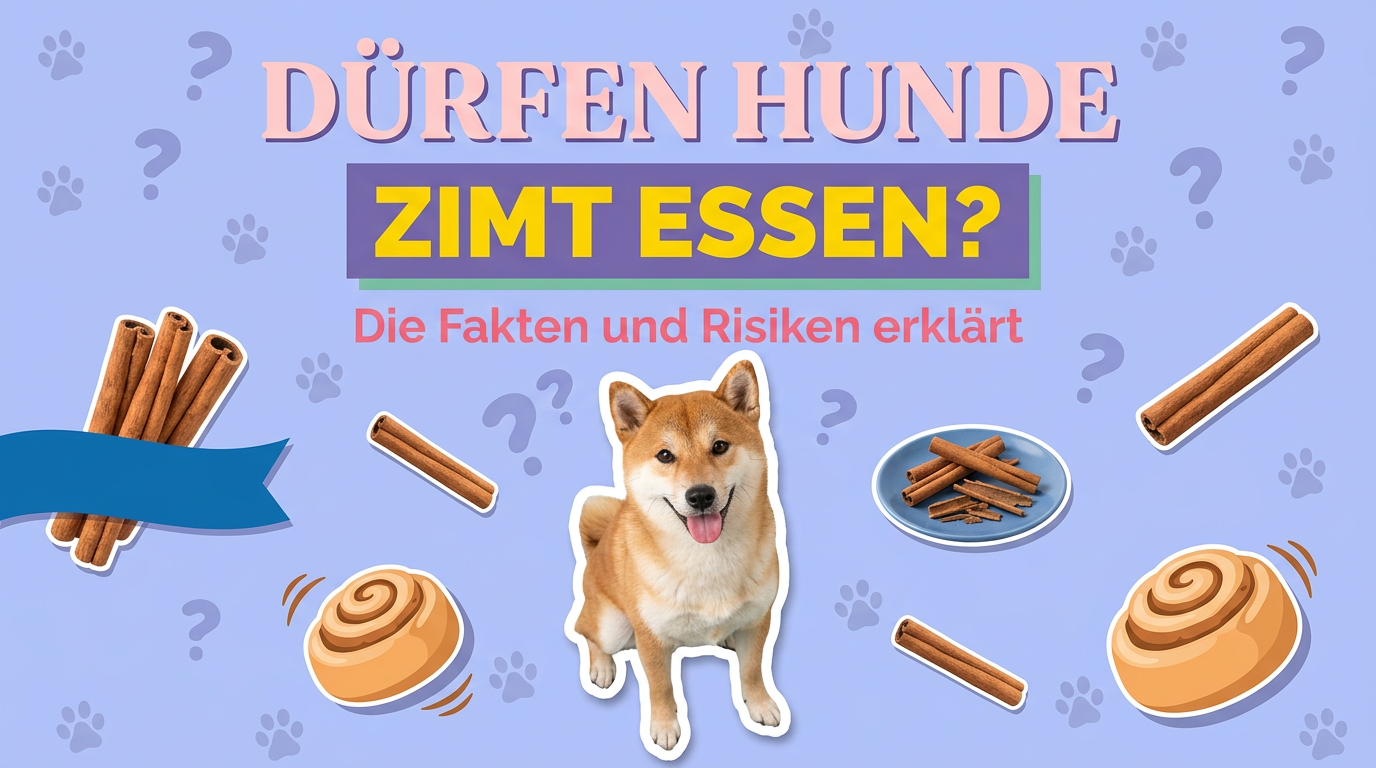 Dürfen Hunde Zimt essen? Die Fakten und Risiken erklärt