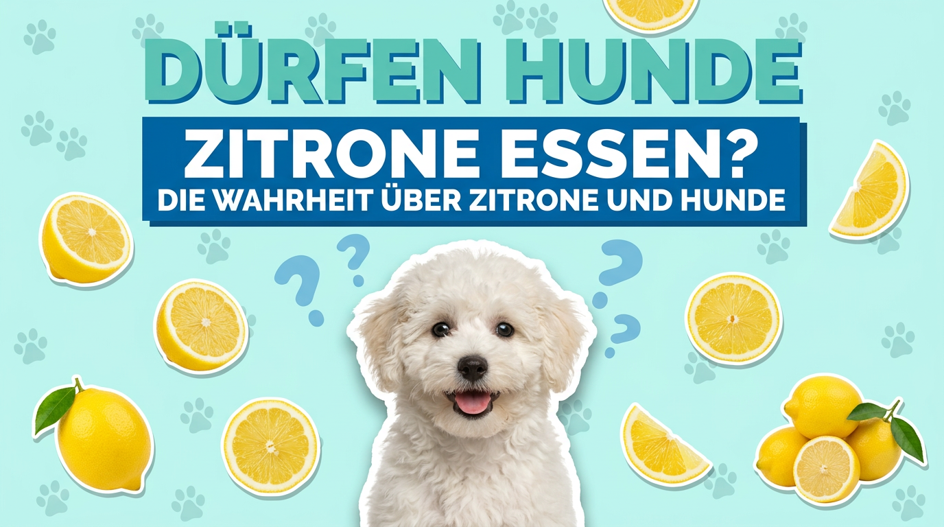 Dürfen Hunde Zitrone essen? Die Wahrheit über Zitrone und Hunde