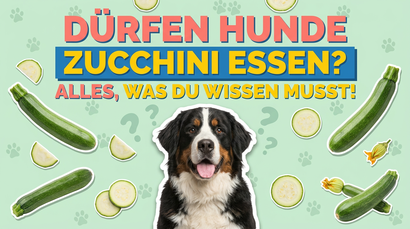 Dürfen Hunde Zucchini essen? Alles, was du wissen musst!
